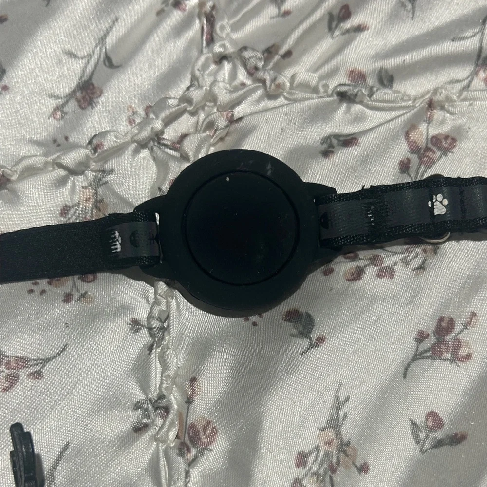 Cat Pet Collar with AirTag Holder Adjustable Band